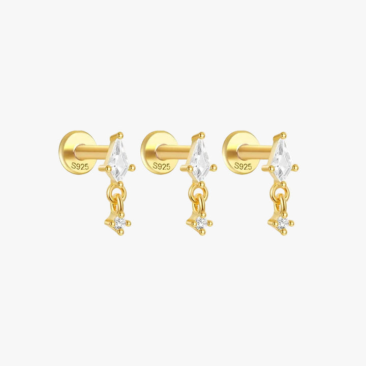 Gold Ring Eabha with Kite Crystal