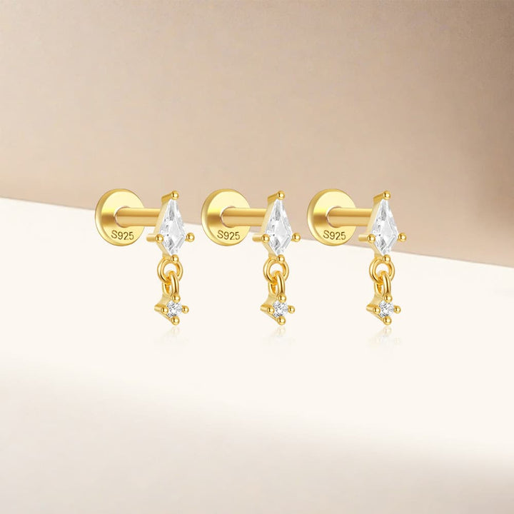 Gold Ring Eabha with Kite Crystal
