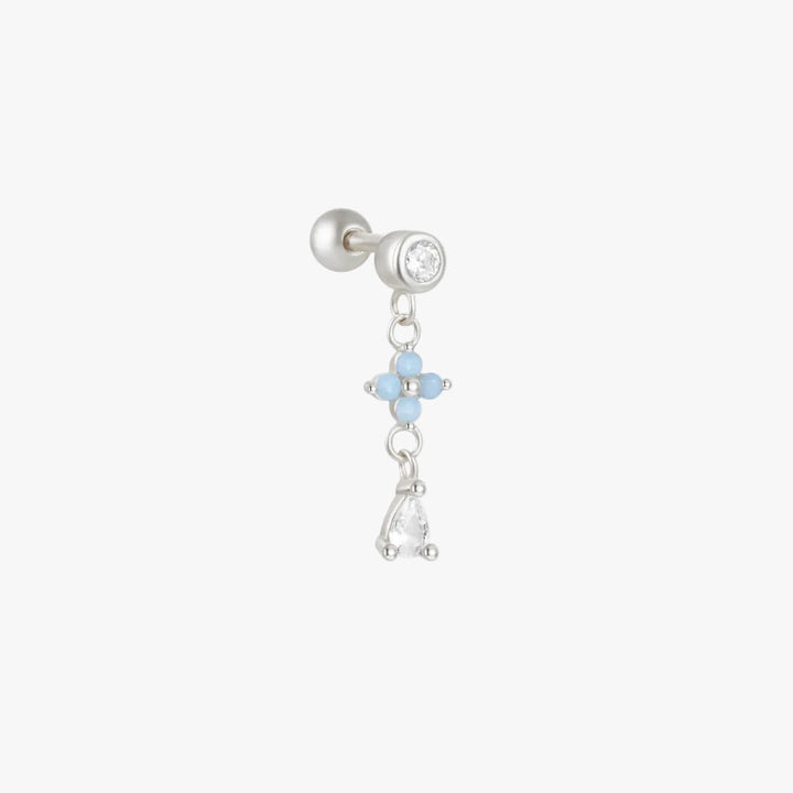 Gold Stud Earrings Aoife with Bow Motif