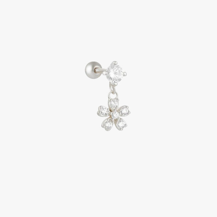 Gold Stud Earrings Aoife with Bow Motif