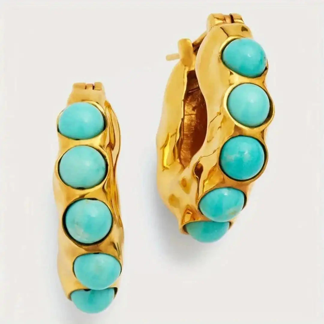Gold Ring Dáiríne with Turquoise