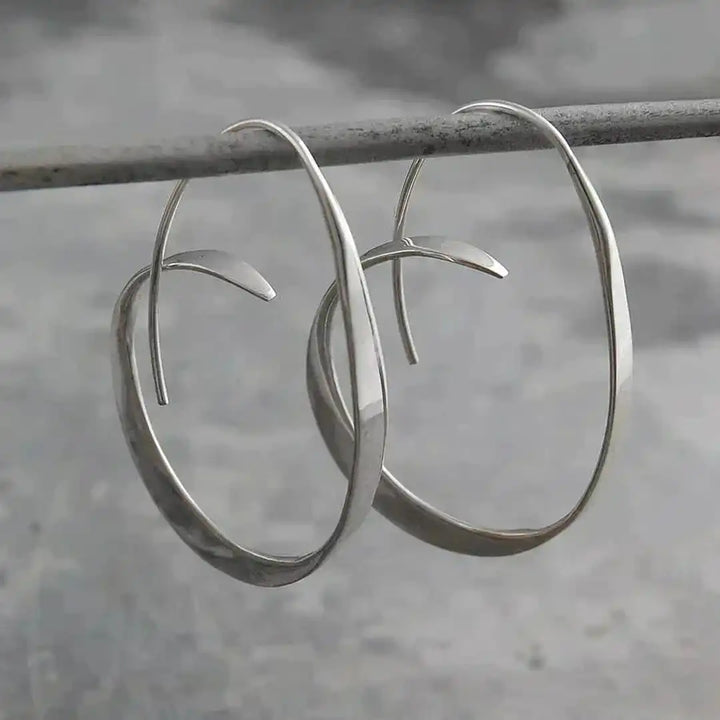 Silver Hoop Earrings Cobh