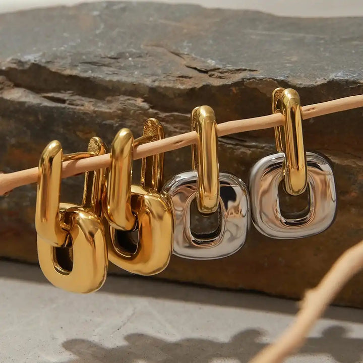 Gold Drop Earrings Nuala