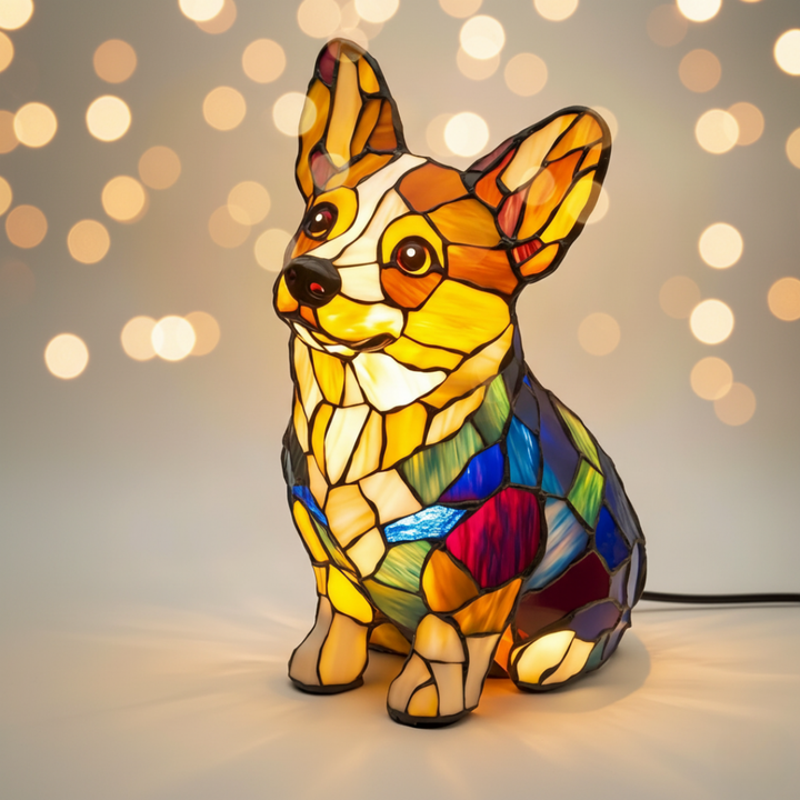 Sitzender Corgi