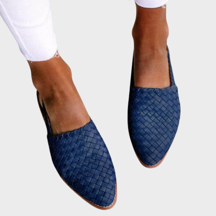 Franziska – Elegante Flecht-Slippers