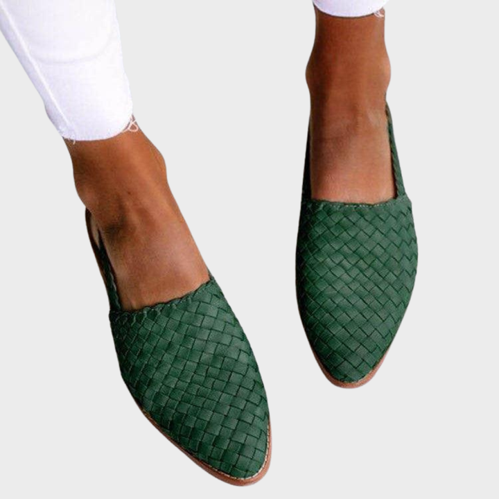 Franziska – Elegante Flecht-Slippers