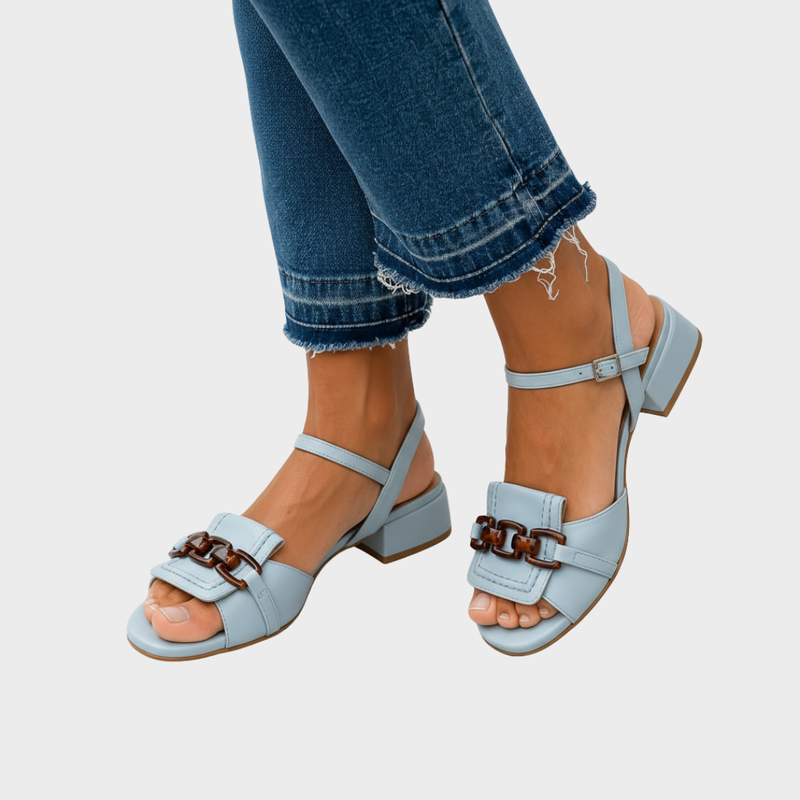 Silvia – Elegante Sandaletten mit Blockabsatz
