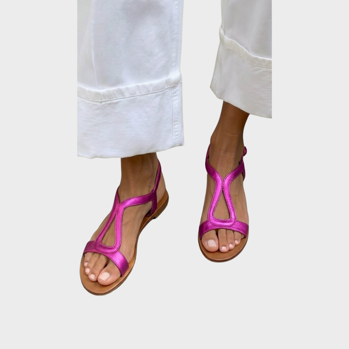 Heidi – Filigrane Riemchen-Sandalen