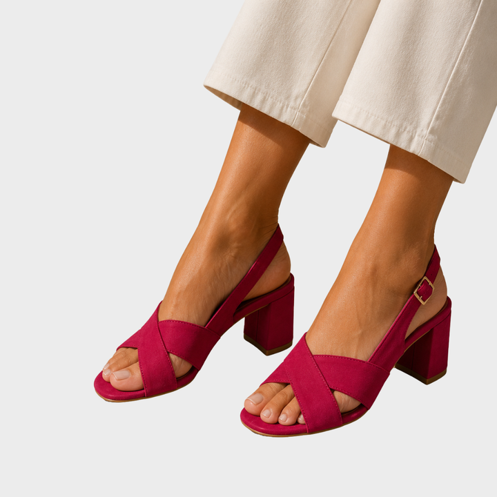Barbara – Elegante Sandaletten mit Kreuzriemen