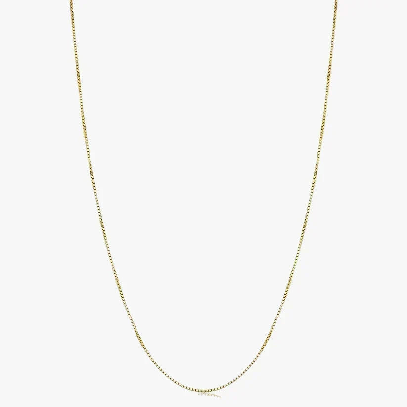 Silver Chain Necklace Gráinne with Box Chain