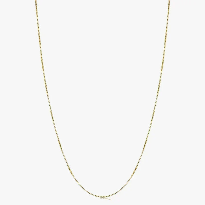 Silver Chain Necklace Gráinne with Box Chain