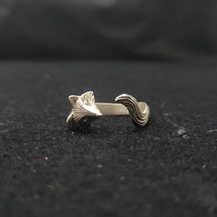Silver Fox Ring for Women