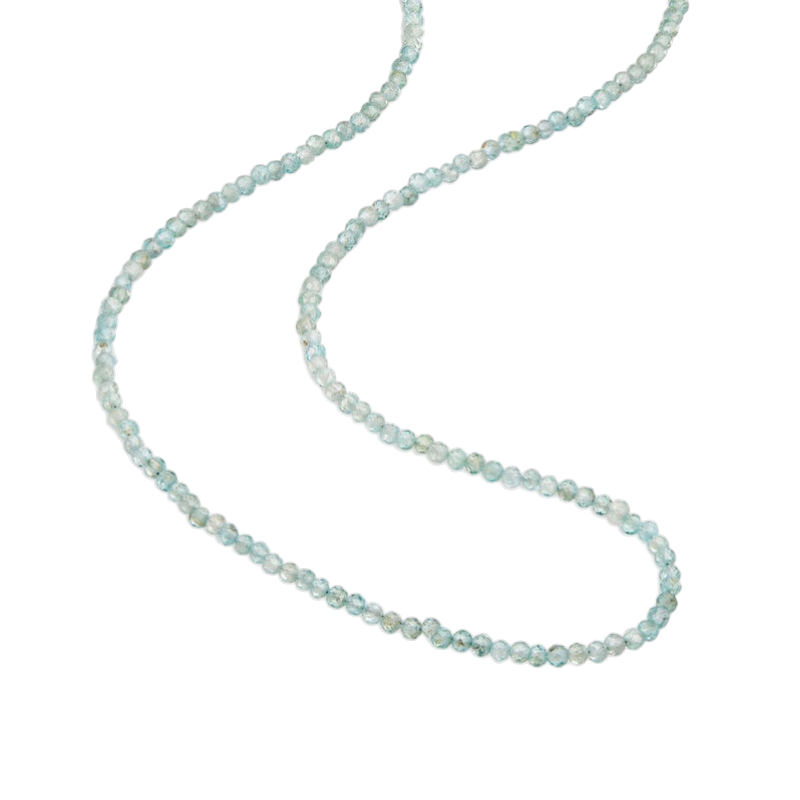 Amazonite Beaded Necklace Treasa with Heart Charm