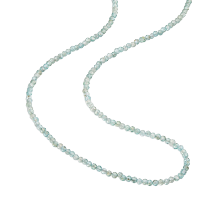 Amazonite Beaded Necklace Treasa with Heart Charm
