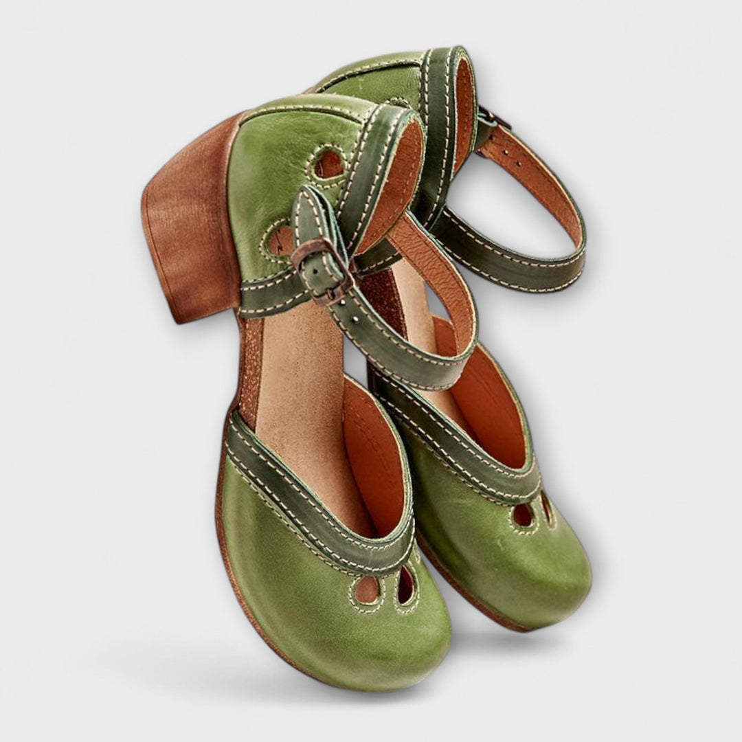 Adelinde - Sandalen mit Reissverschluss in Blau