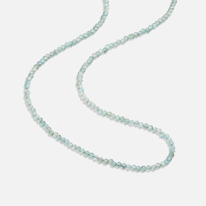 Amazonite Beaded Necklace Treasa with Heart Charm