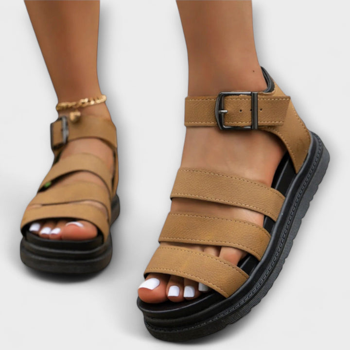 Reinhild - Sandalen mit Mehreren Riemen