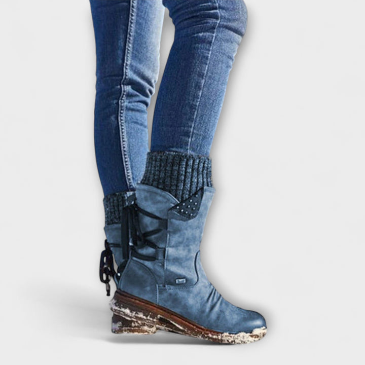 Wendelgard - Wadenhohe Winterstiefel