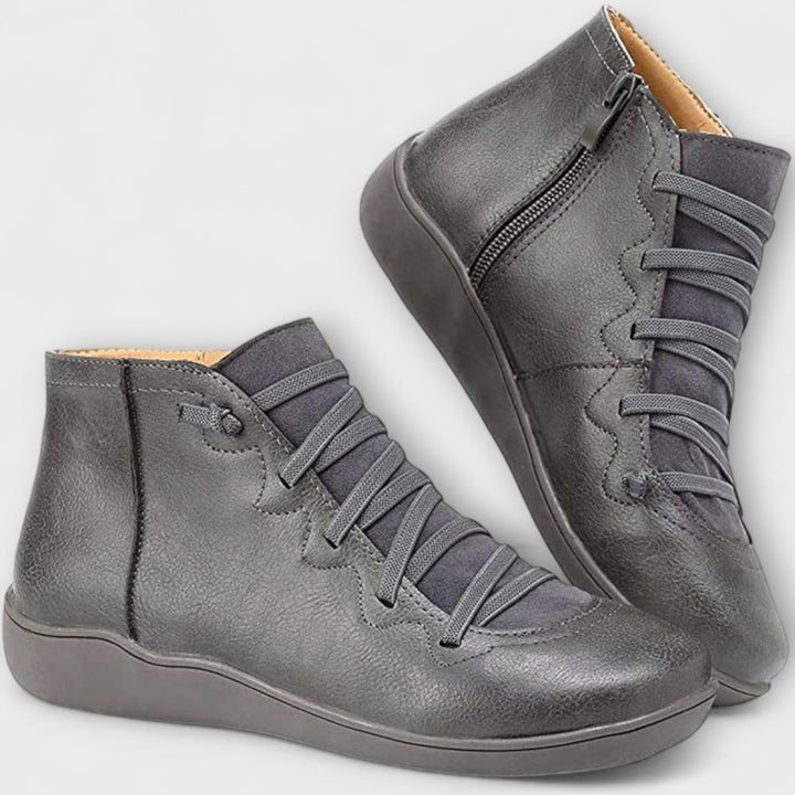 Sieglinde - Bequeme Schnür-Stiefeletten