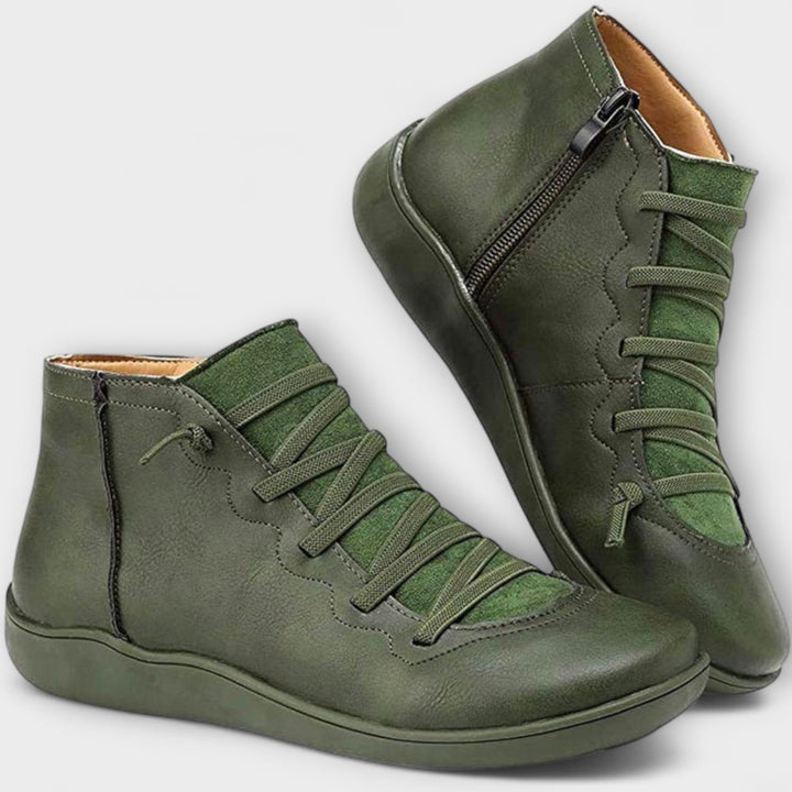 Sieglinde - Bequeme Schnür-Stiefeletten