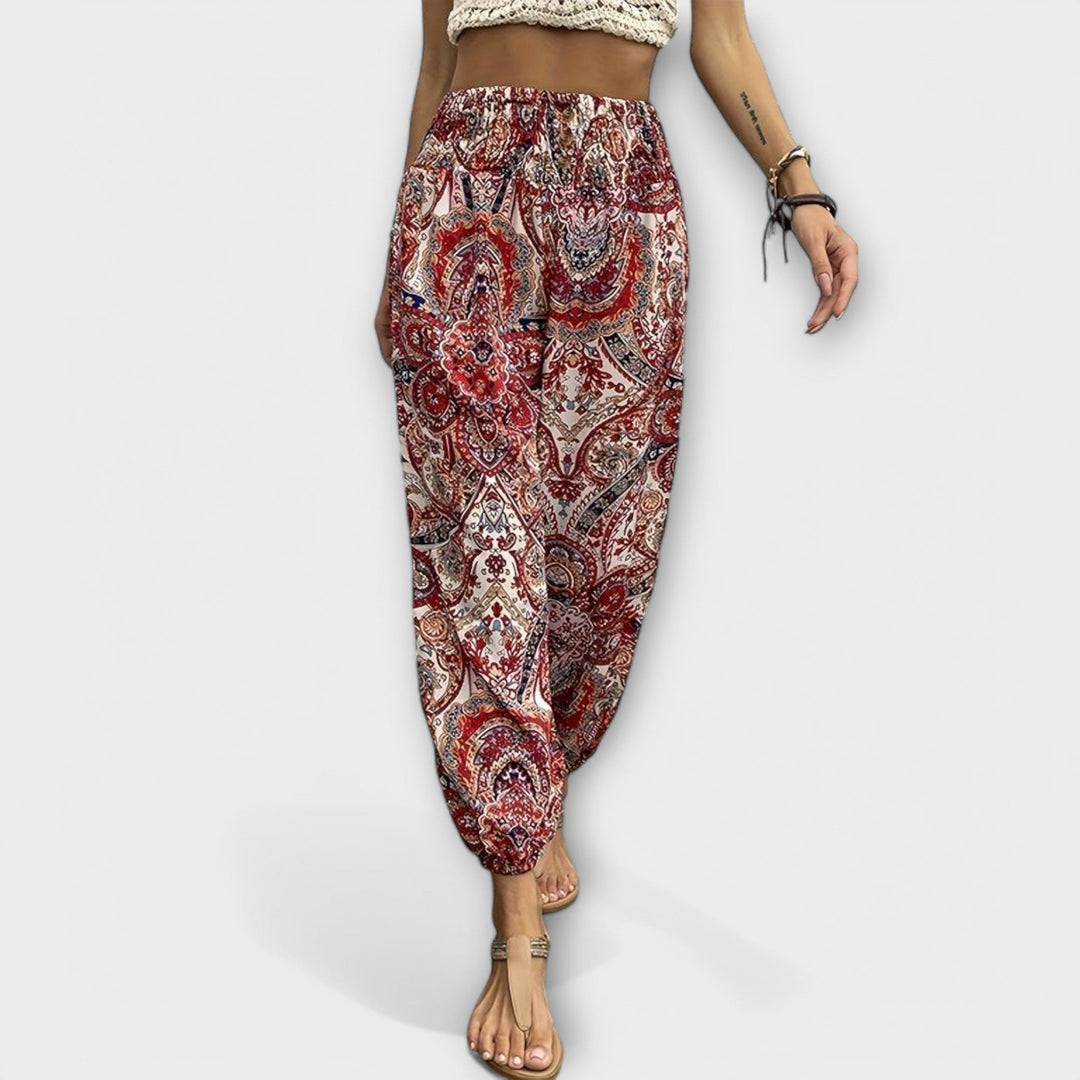 Theodelinde - Hose mit Ethno-Muster