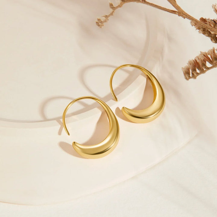Gold-Plated Hoop Earrings Caoimhe