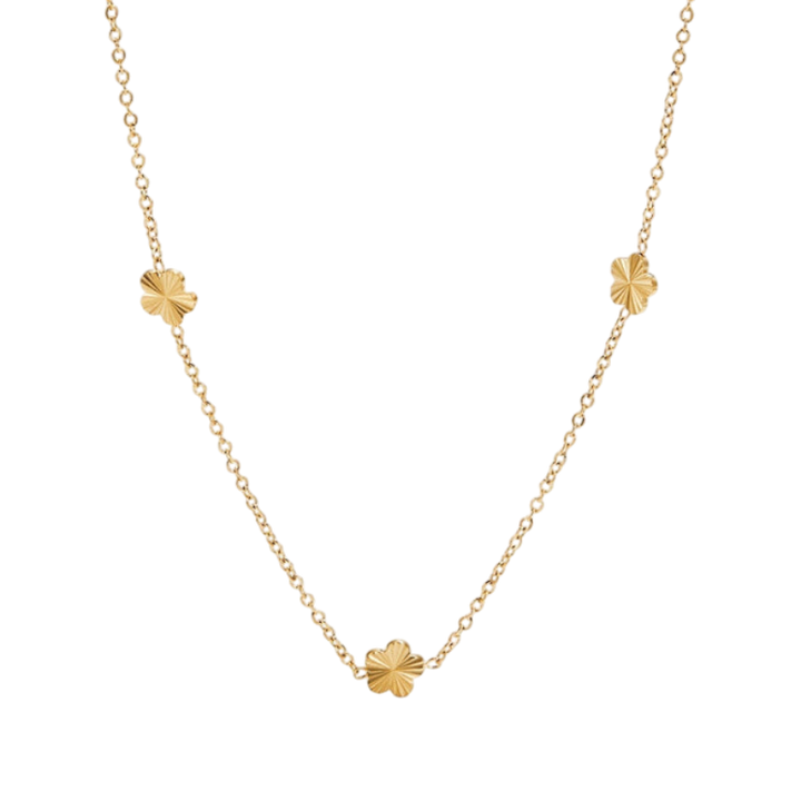 Gold Necklace Sinéad with Fan Motifs
