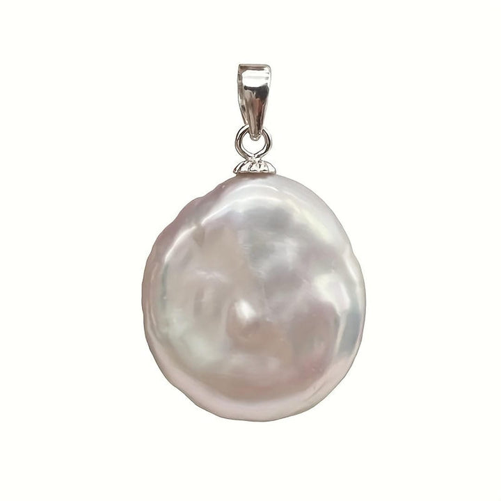 Pearl Necklace Dingle with Baroque Drop