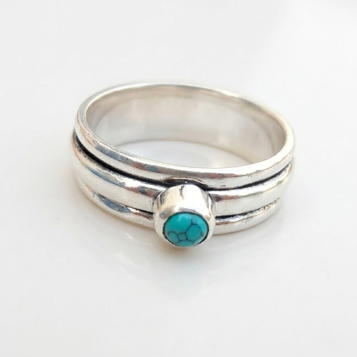 Gold Ring Dervla with Turquoise