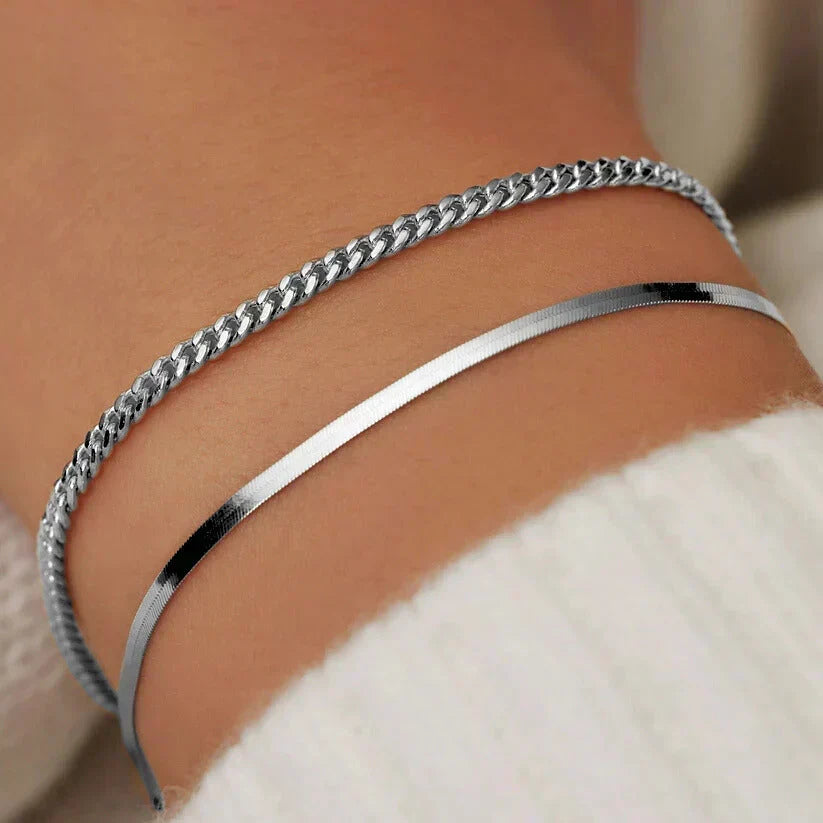 Silver Chain Bracelet Aisling