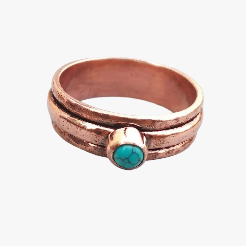 Gold Ring Dervla with Turquoise