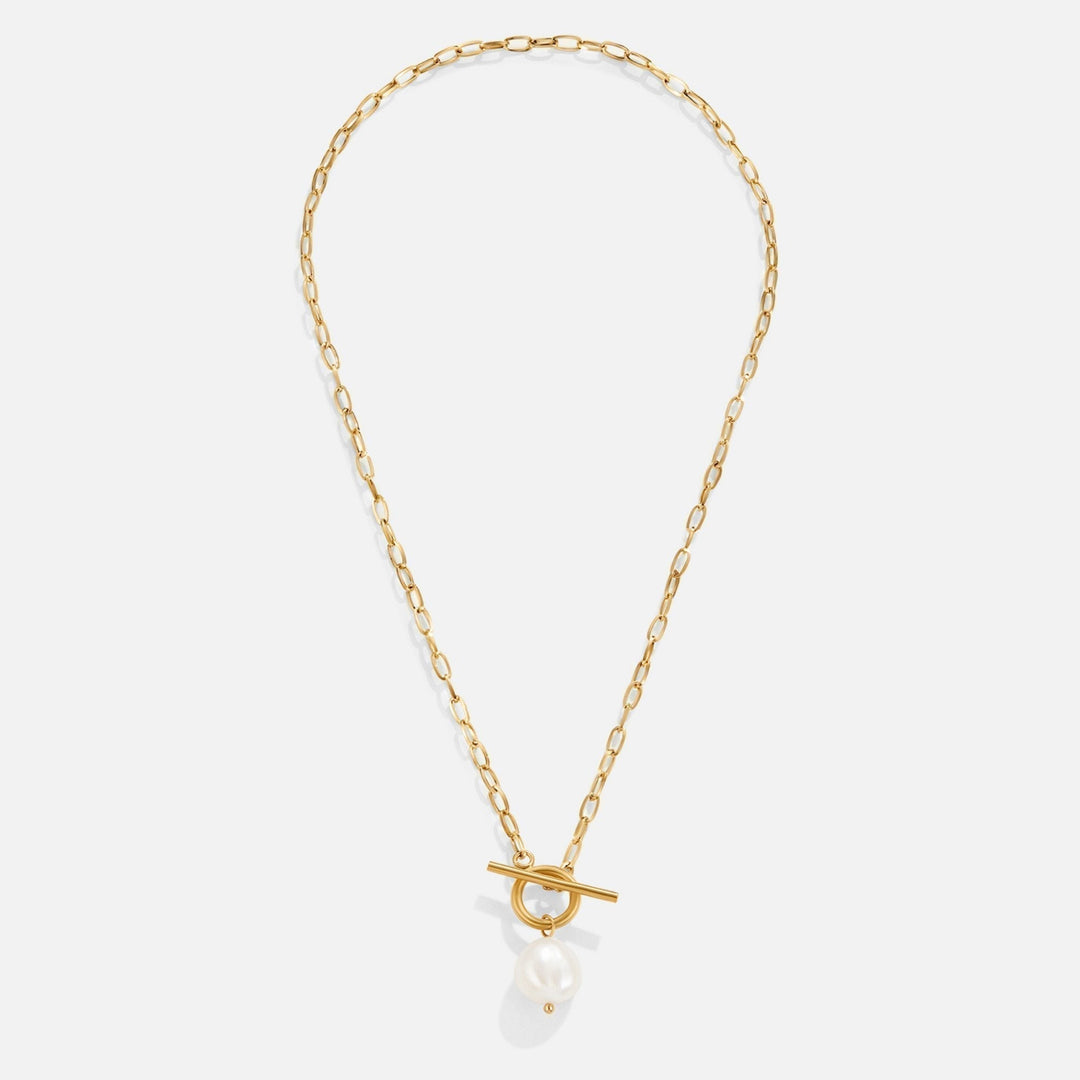 Gold Necklace Caoimhe with Pearl