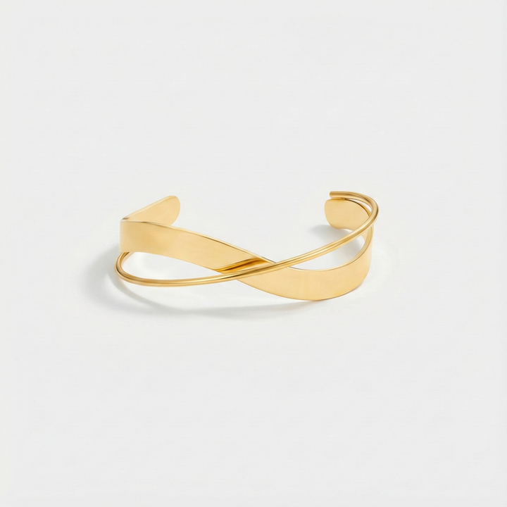 Gold Cuff Bracelet Clíona