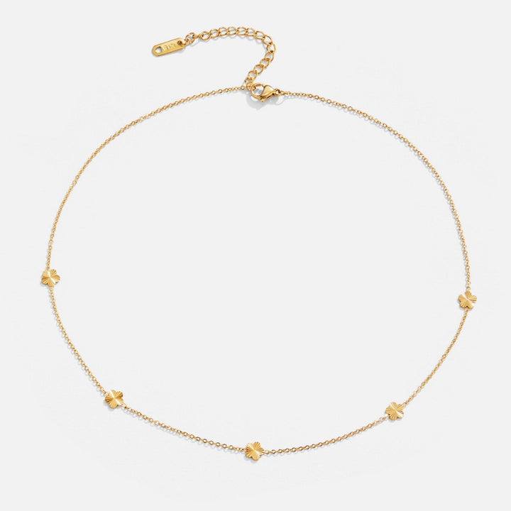 Gold Necklace Sinéad with Fan Motifs