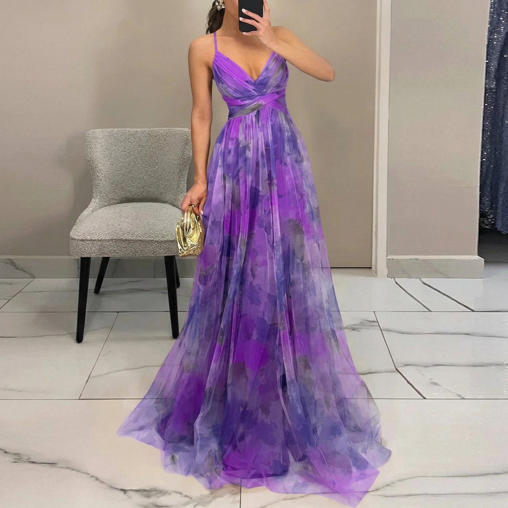 Margarida - Buntes Maxikleid mit Floralprint