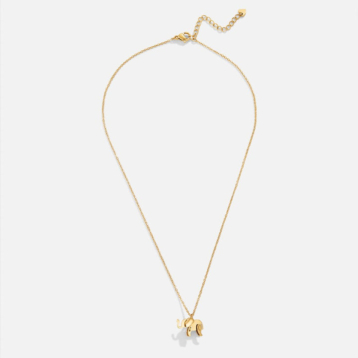 Gold Necklace Aisling with Elephant