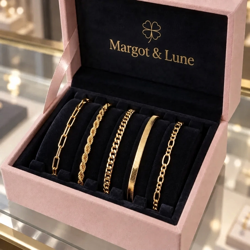 Gold-Tone Bracelet Set