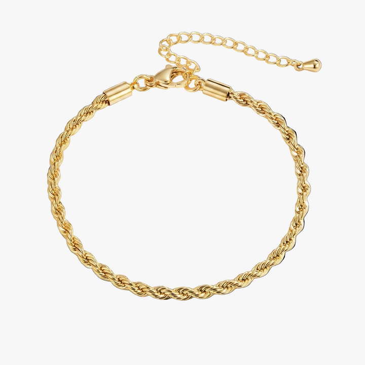 Gold Rope Chain Bracelet Muirne