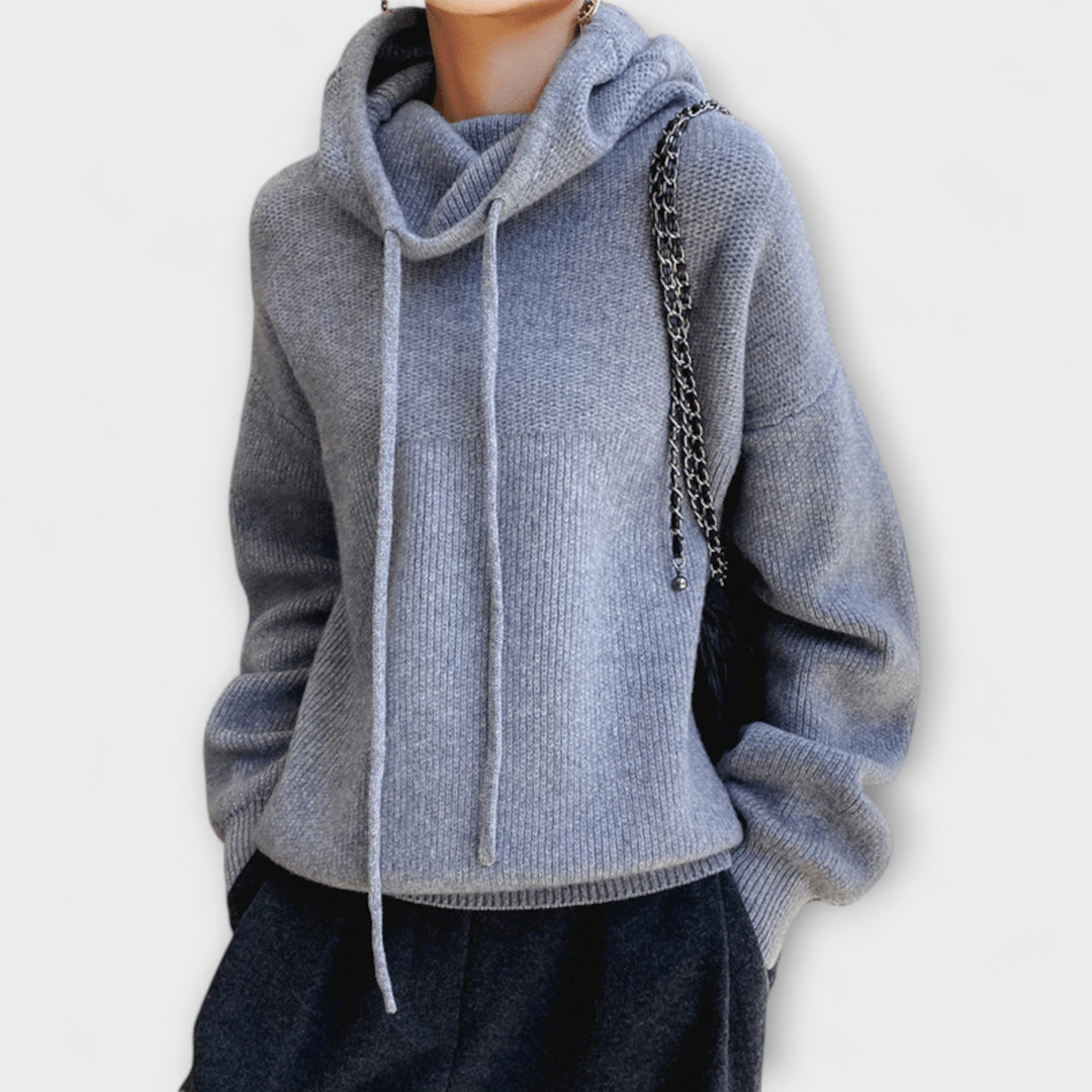 Luna - Olivgrüner Oversize-Hoodie