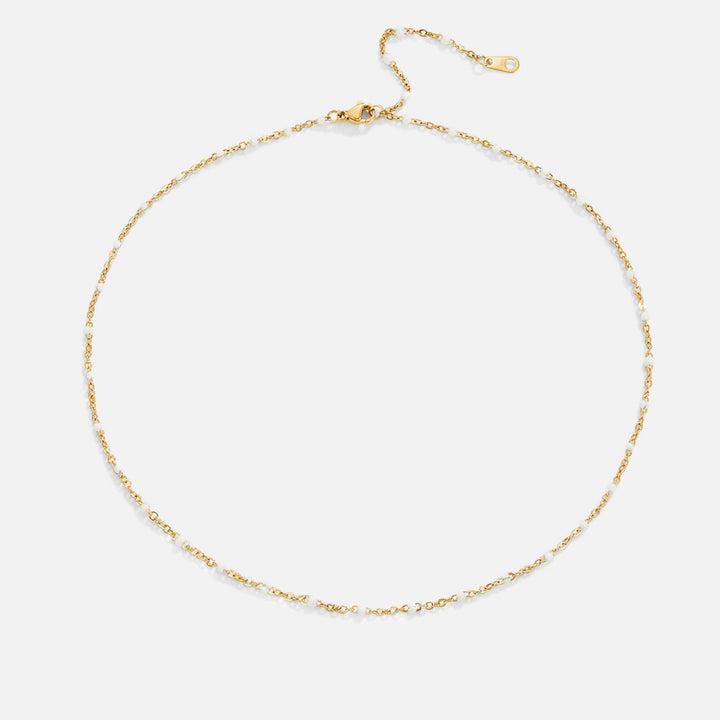 Gold Chain Necklace Laoise with Pearls