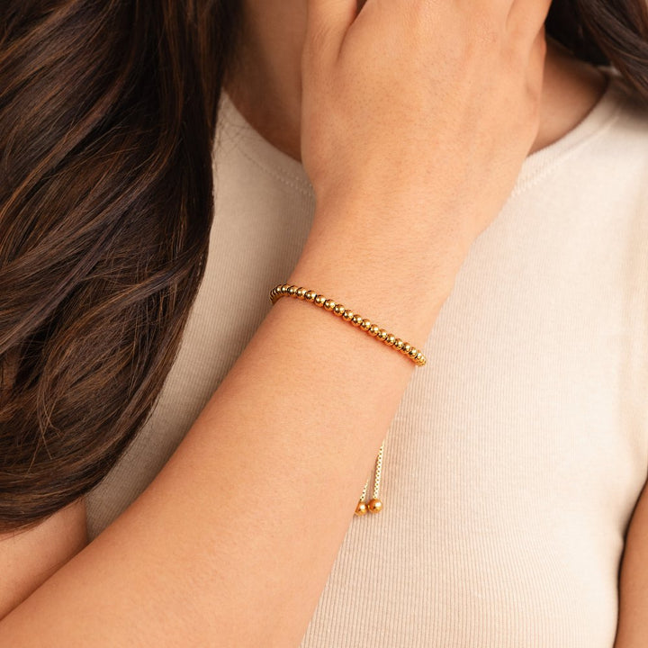 Gold Beaded Bracelet Emer