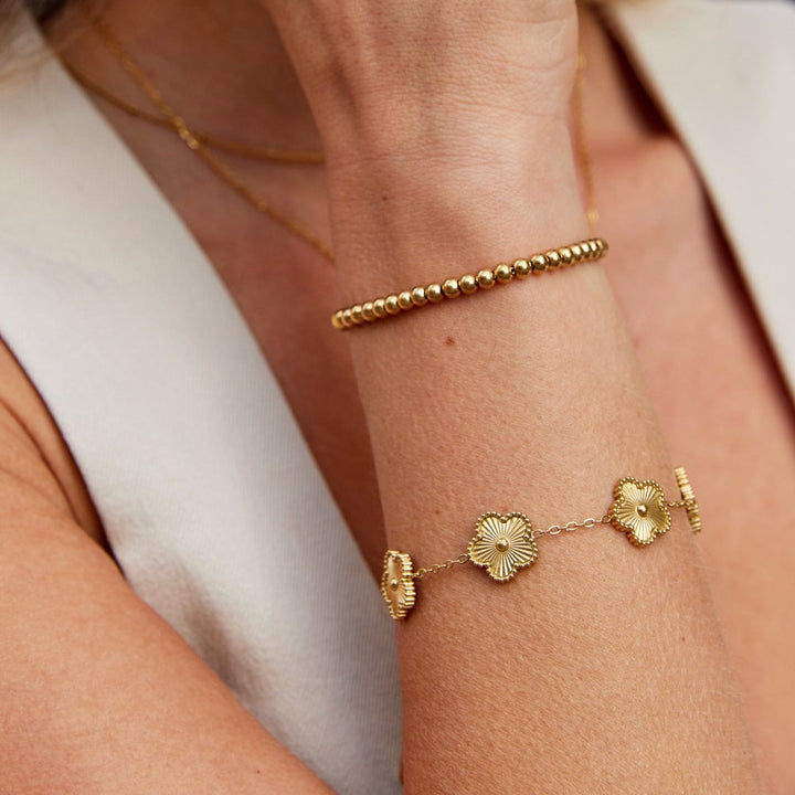 Gold Beaded Bracelet Emer