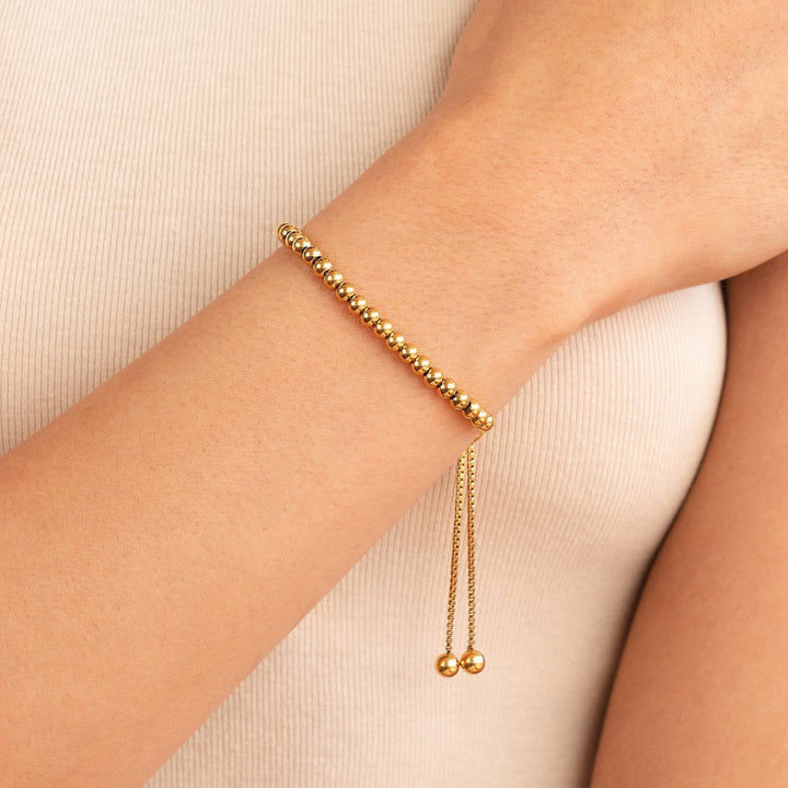 Gold Beaded Bracelet Emer