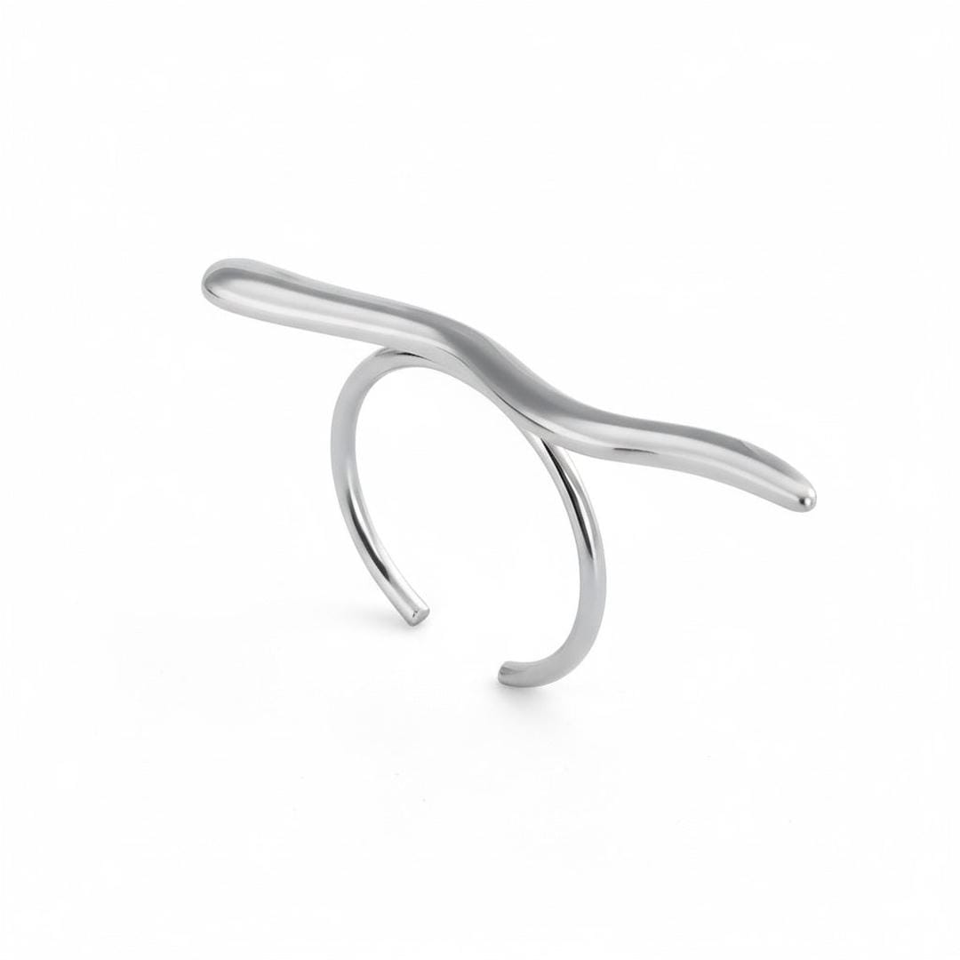 Gold & Silver Ring Cara with Branch Motif