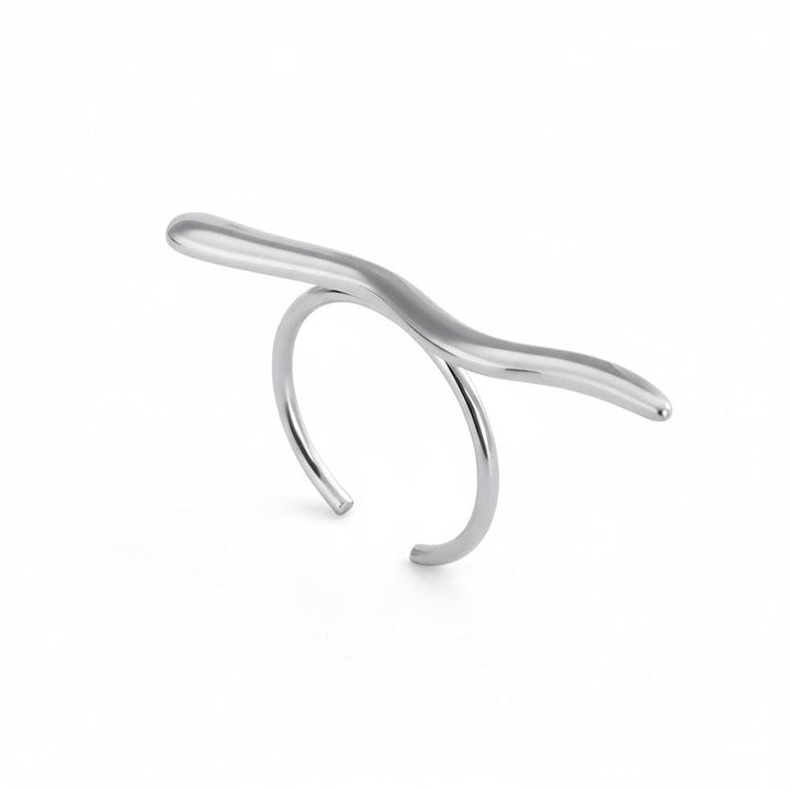 Gold & Silver Ring Cara with Branch Motif