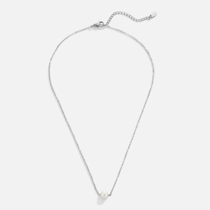 Silver Necklace Ciara with Pearl