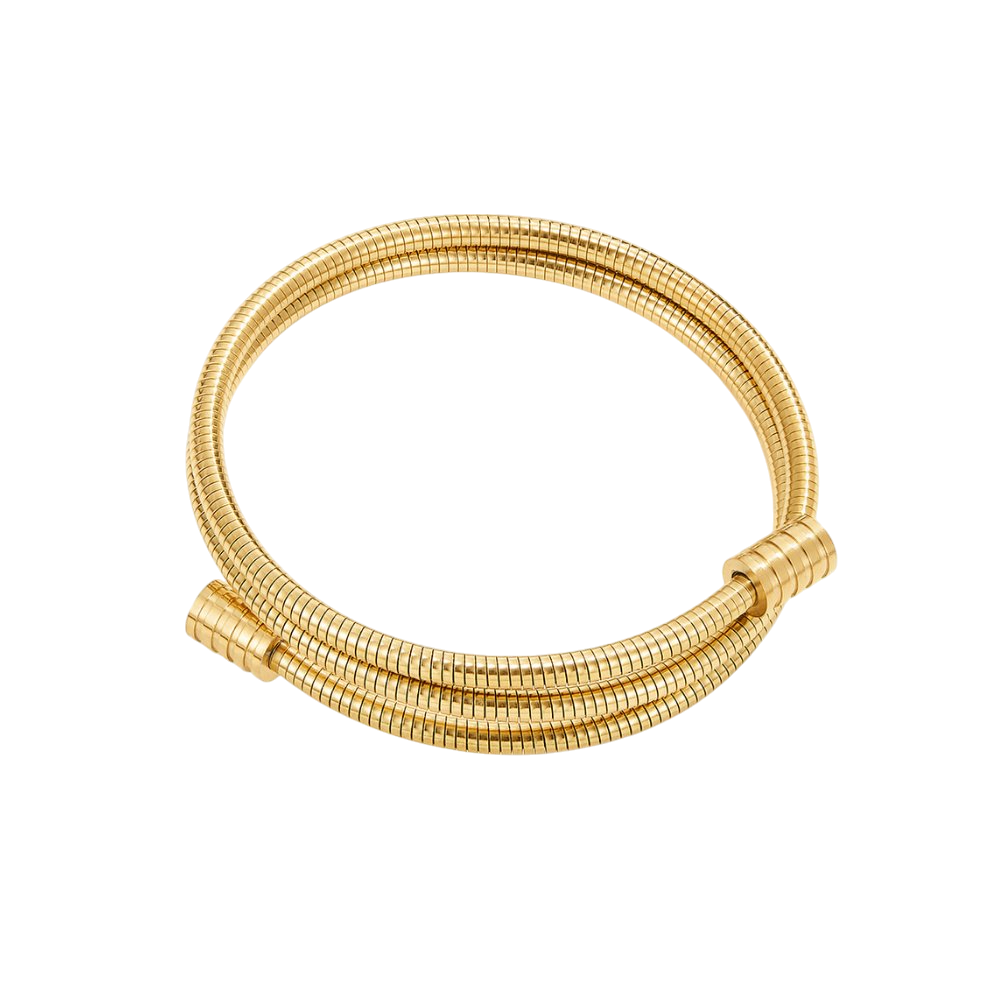 Gold Multi-Strand Coil Bracelet Órla